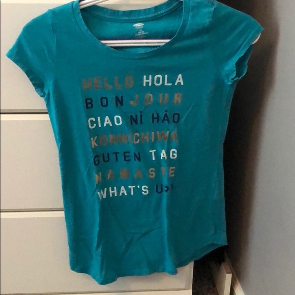 Tops Hello Shirt Poshmark